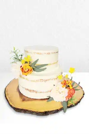 simple 2 tier wedding cakes baker in ca