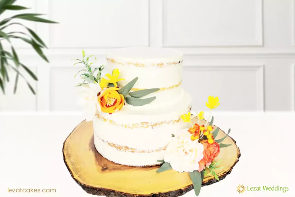 Elegant simple wedding cakes Ideas two tiers