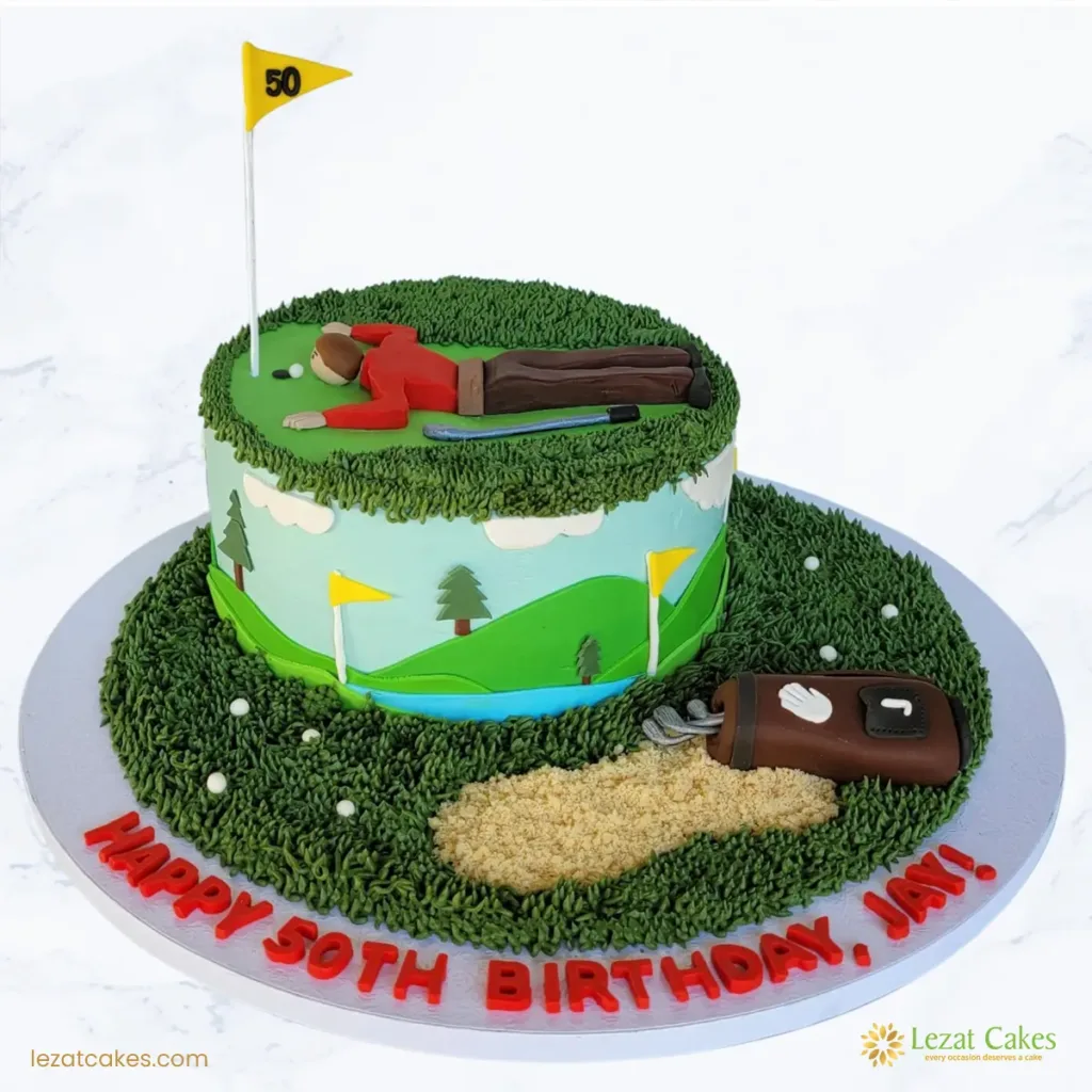 Birthday Cake golf theme 